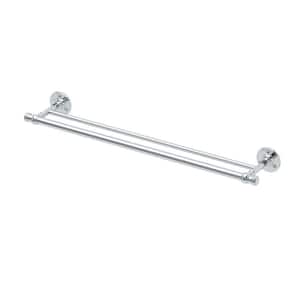 Cafe 24 in. L Double Towel Bar in Chrome