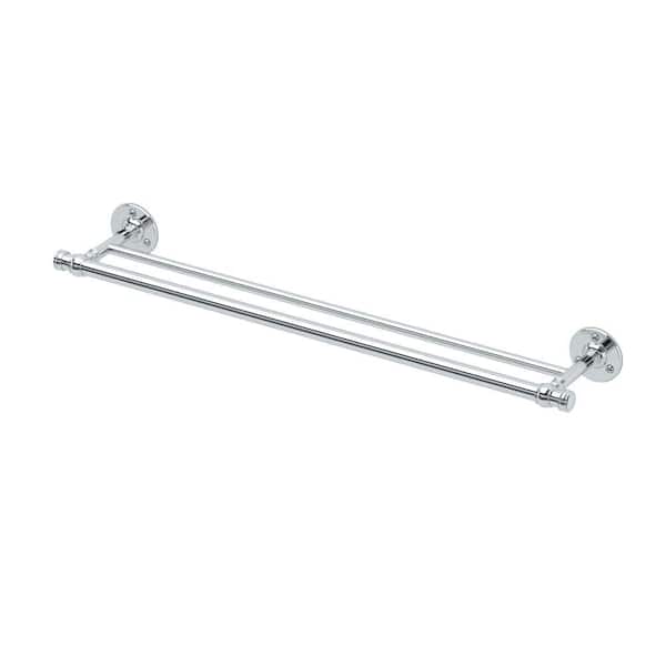 Gatco Cafe 24 in. L Double Towel Bar in Chrome