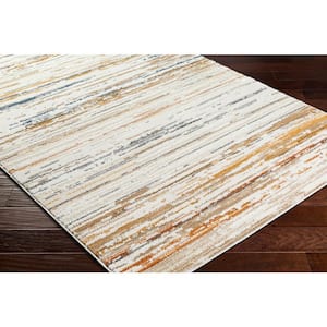 Valet Ivory/Multi Abstract 2 ft. x 3 ft. Indoor Area Rug