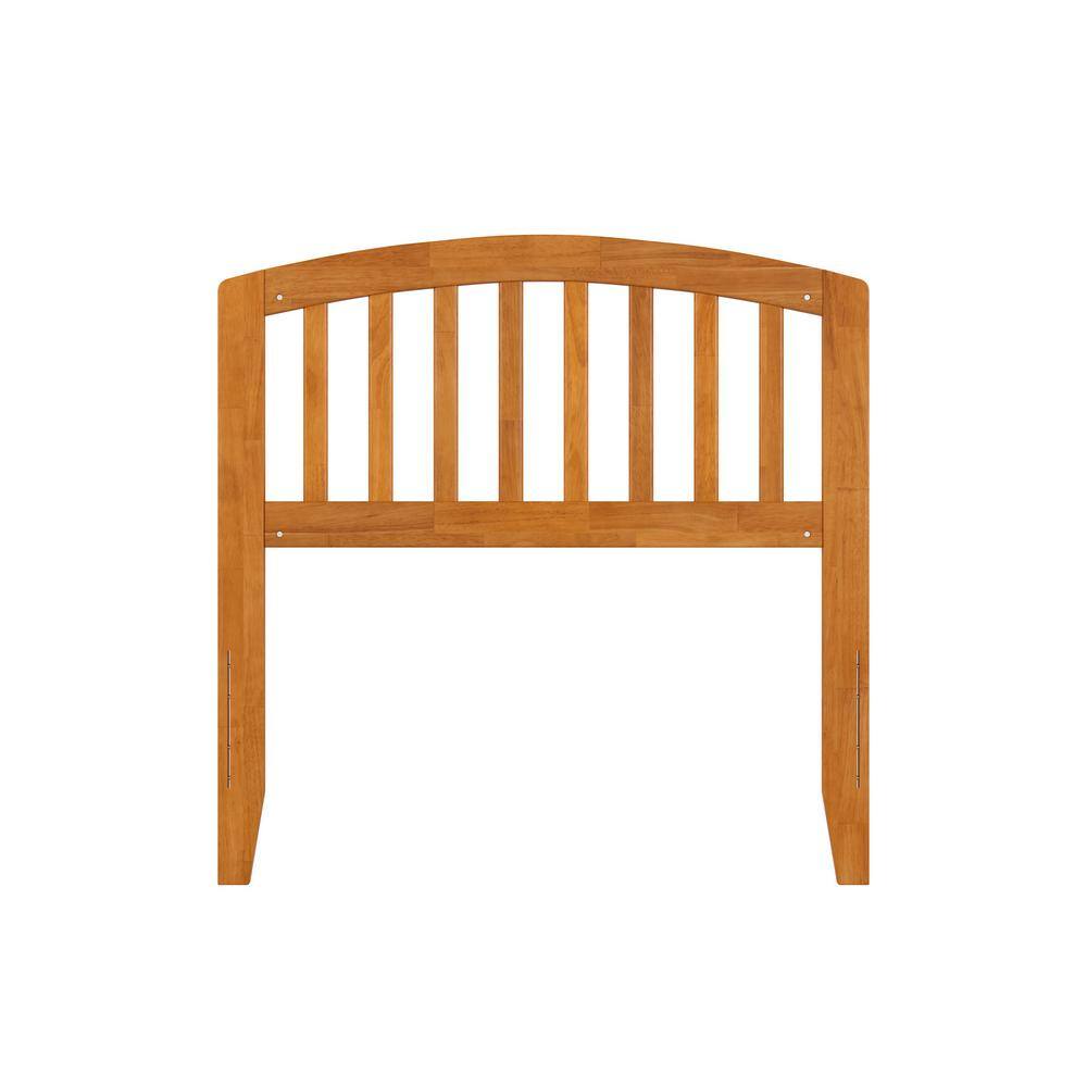 Richmond Twin Light Toffee Wood Headboard with USB Charger