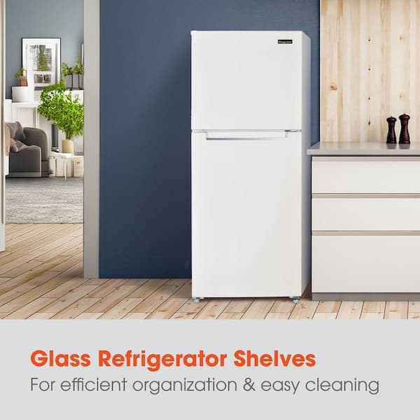 Magic Chef 10.1 cu. ft. Top Freezer Refrigerator in White