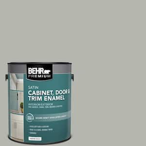 1 gal. #PPU25-08 Heirloom Silver Satin Enamel Interior/Exterior Cabinet, Door & Trim Paint