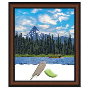 Yale Walnut Picture Frame Opening Size 20 x 24 in.