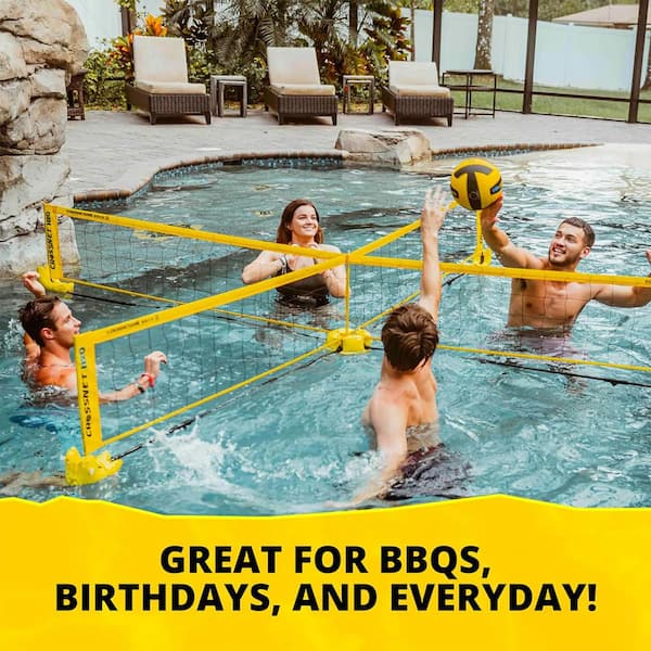 VIVERE CROSSNET H2O 2.0 Volleyball 4 Square Portable Outdoor Water