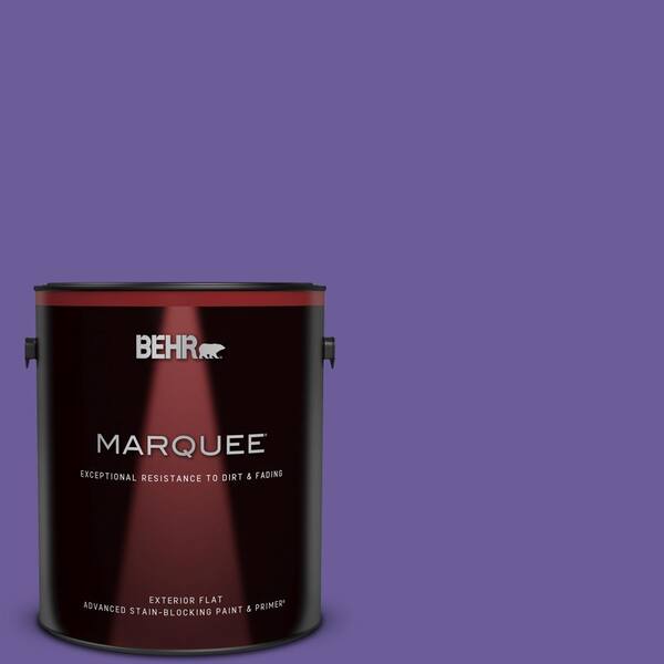 BEHR MARQUEE 1 gal. #P560-6 Just a Fairytale Flat Exterior Paint & Primer