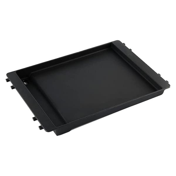 1-Piece Matte Enamel Cast Iron Griddle Insert Nonstick Durable Cooking Surface Gas Grill Compatible Set