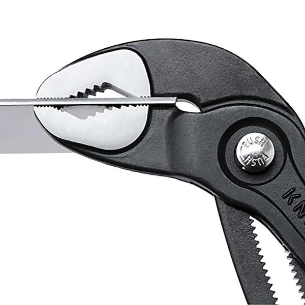 Knipex 26 12 200 T BKA - Long Nose Pliers with Cutter-Tethered Attachment