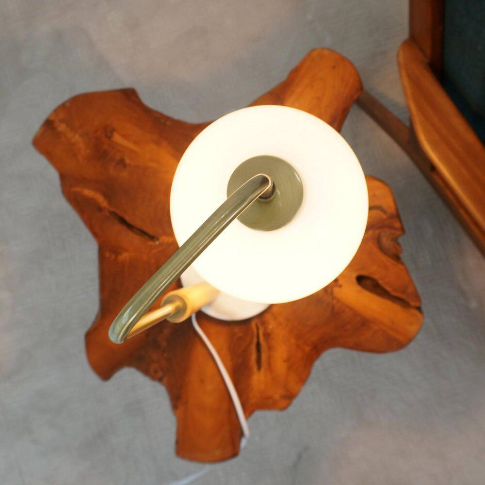 23 in. Metal Table Lamp for Bedside with Clear Global Glass Shade&Marble Base, E26 bulbs not included price history on PriceWatchPro
