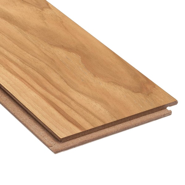 Wire Brushed Natural Hickory 3/8 in. T x 5 in. Wide x Varying Length Click Lock Hardwood Flooring (19.686 sq. ft. /case) Wire Brushed Natural Hickory 3/8 in. T x 5 in. Wide x Varying Length Click Lock Hardwood Flooring (19.686 sq. ft. /case)