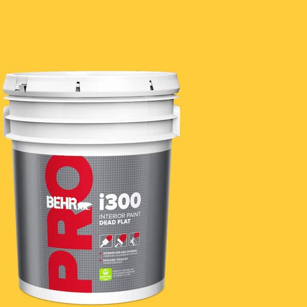 BEHR PRO 5 gal. #S-G-360 Bright Star Dead Flat Interior Paint