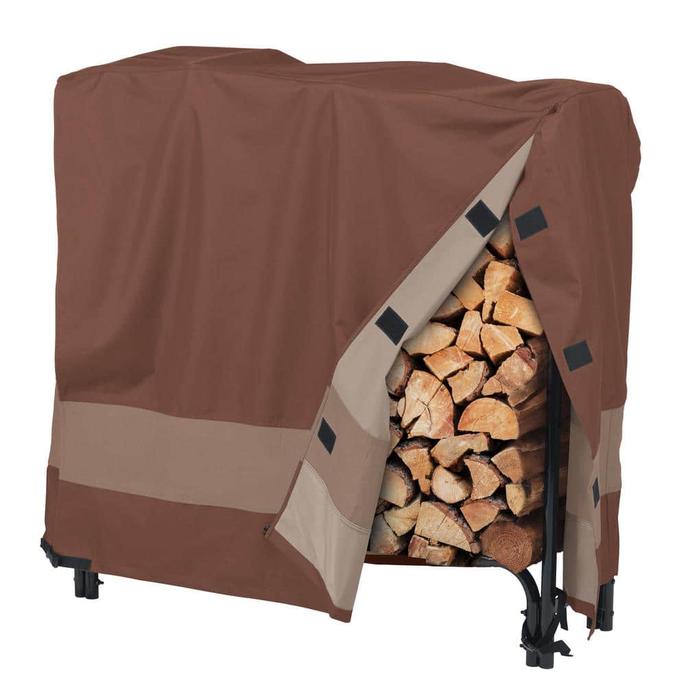 Mocha Cappuccino High-Strength Polyester Log Rack Cover