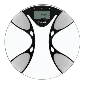 Digital Glass Body Fat and Water Bathroom Scale