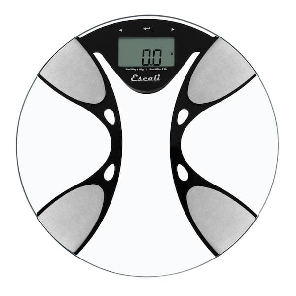 Escali Digital Glass Body Fat and Water Bathroom Scale