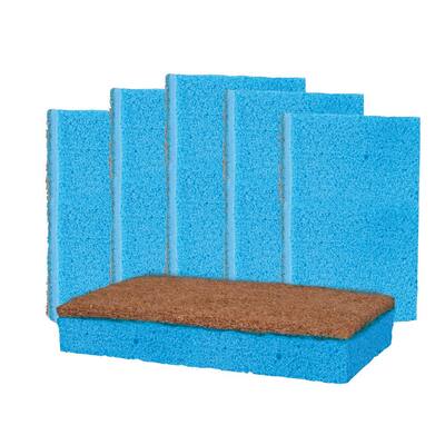 Kitchen Heavy-Duty Odor and Bacteria Resistant Scrub Sponge (6-Pack)