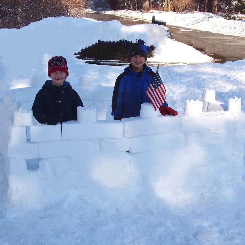 Snow Castle Kit 3 Pc Winter Snow and Beach Sand Fort Building Set