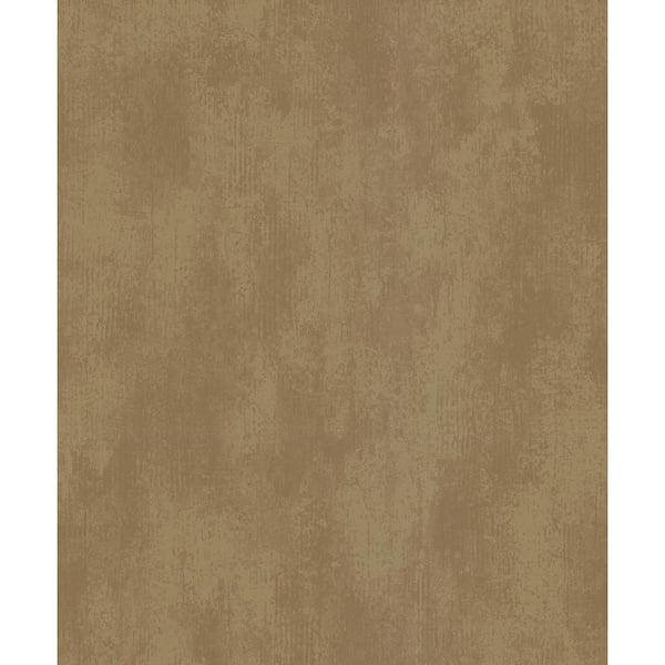 Terra Collection Bronze Textured Plaster Effect Matte Finish Clay Ink on Non-woven Non-pasted Wallpaper Roll