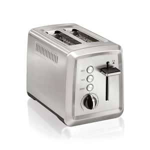 850-Watt 2 slice stainless steel toaster
