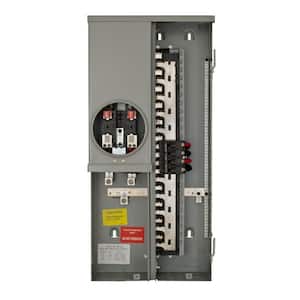 200 Amp 20-Space 40-Circuit Overhead/Underground Flush Meter Combo Load Center