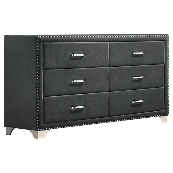 Himeriaさま専用 Benjara Giya 4-Piece Gray Wood Queen Size Bedroom Set with