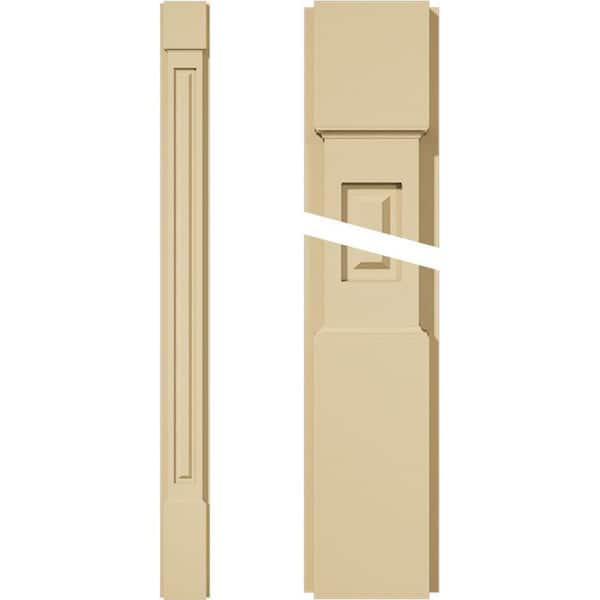 Ekena Millwork 2 in. D x 5 in. W x 60 in. L Primed Polyurethane Pilaster 1- Pack