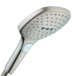 3-Spray Patterns with 2.0 GPM 4.75 in. Wall Mount Handheld Shower Head in Brushed Nickel