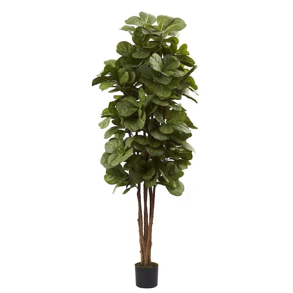 Nearly Natural 6 ft. Artificial Fiddle Leaf Fig Tree