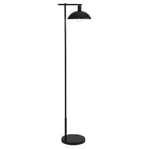 Conan 68 in. Blackened Bronze Metal Floor Lamp with Metal Shade