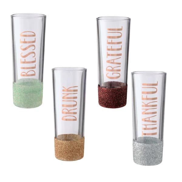 Amscan 4.25 in. Fall Shot Glass Set (2-Pack)
