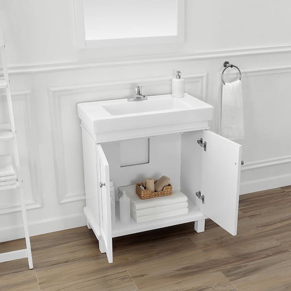 Narrow Depth Bathroom Vanity Narrow Depth Bathroom Vanities Page 1   Home Decorators Collection Bathroom Vanities With Tops Parkbridge 30 40 600 