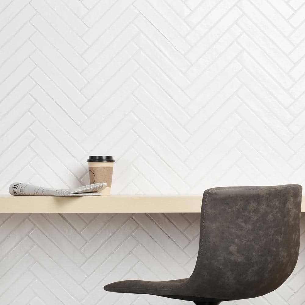 Glossy White Ceramic Subway Wall Tile for Bathroom and Kitchen