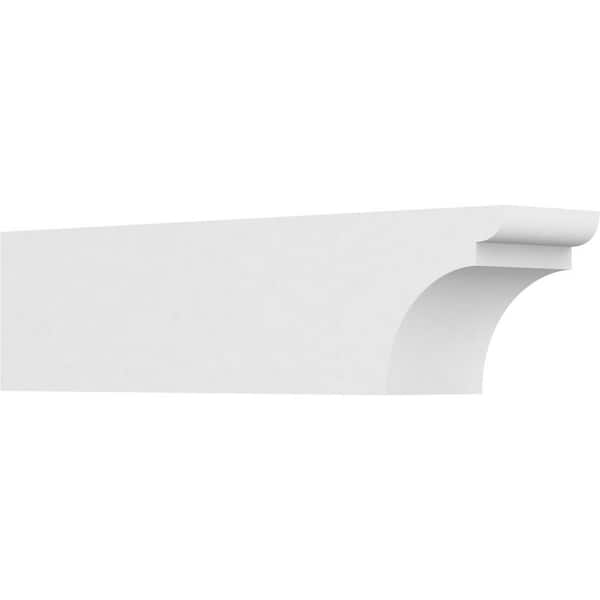 Ekena Millwork 5 in. x 6 in. x 24 in. Yorktown PVC Rafter Tail Brace