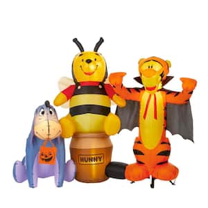 6 ft Pooh and Friends Scene Halloween Inflatable