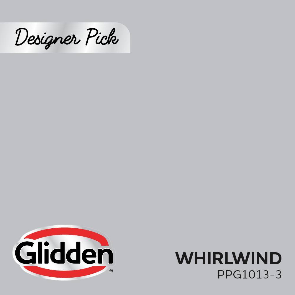 Glidden Diamond 1 gal. PPG10133 Whirlwind UltraFlat Interior Paint with Primer PPG10133D01UF