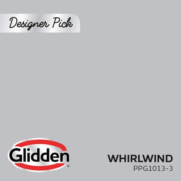 Glidden Premium 5 gal. Whirlwind PPG1013-3 Satin Interior Latex Paint