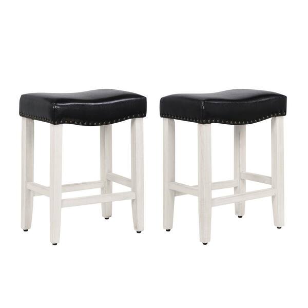 24 inch white wood bar stools