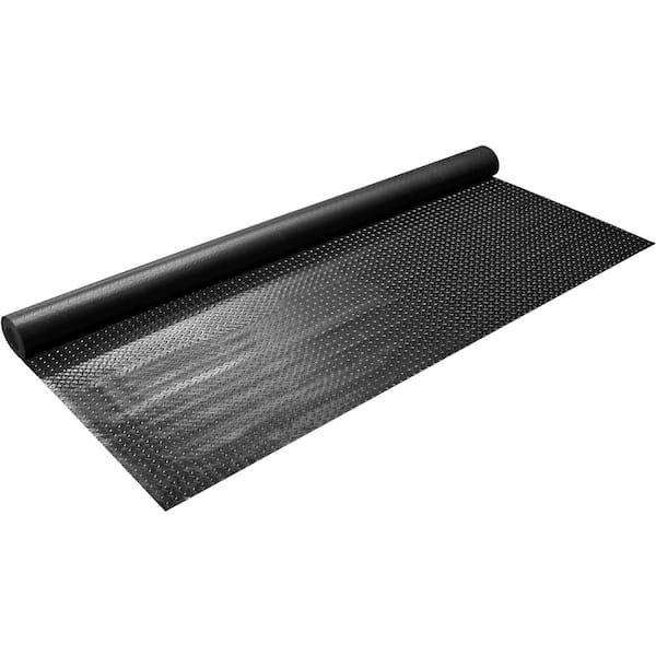 FLOORINGINC Nitro Diamond Garage Floor Roll, Black, 7.5 ft. x 17 ft., 1 Roll Covers 127.5 sq ft – Polyvinyl Flooring Roll