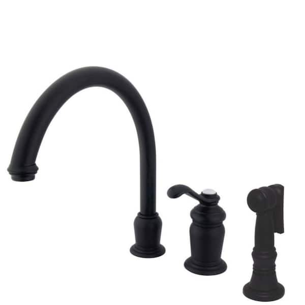 Templeton 1-Handle Deck Mount Standard Kitchen Faucet in Oil Rubbed Bronze