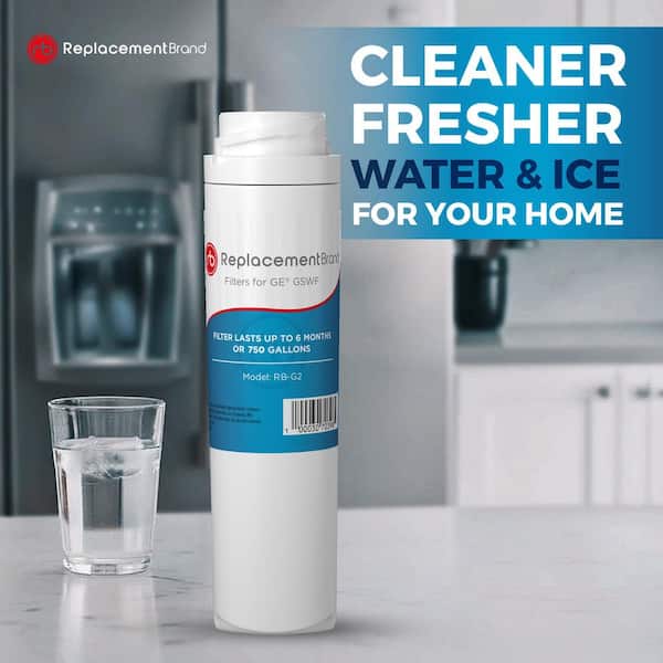 ReplacementBrand GSWF Comparable Refrigerator Water Filter (2-Pack