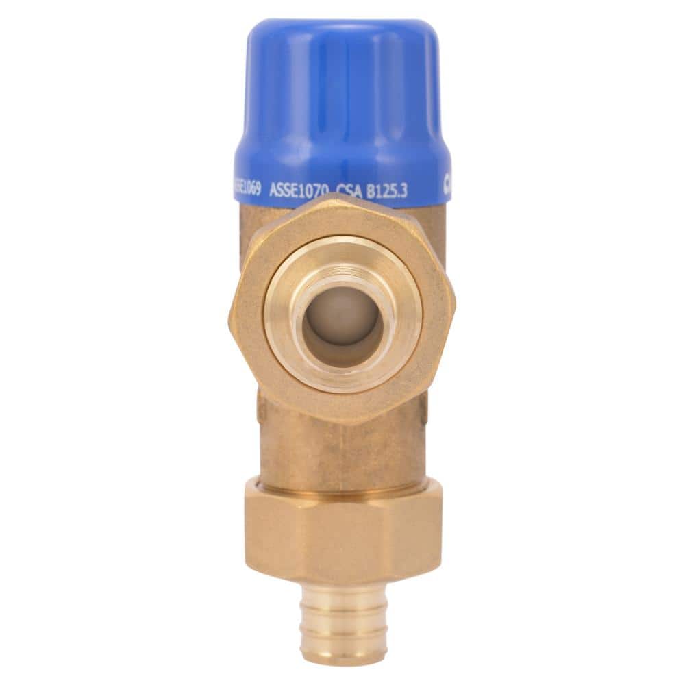 3/4 Inch Brass Thermostatic Mixing Valve with Barb Connections