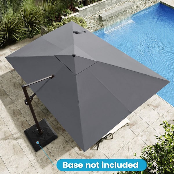 10'patio offset hanging umbrella Cantilever Umbrella