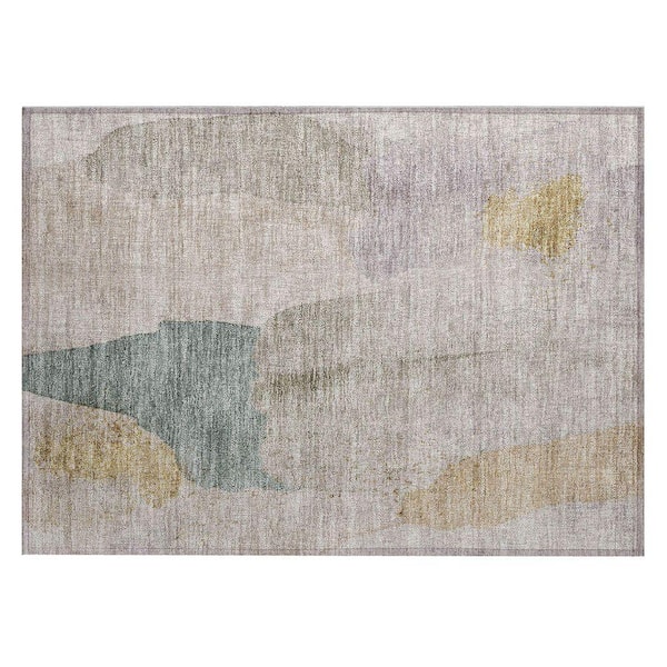 Chantille Machine Washable Indoor/Outdoor Abstract ACN1986 Beige 2 ft. x 3 ft. Accent Rug