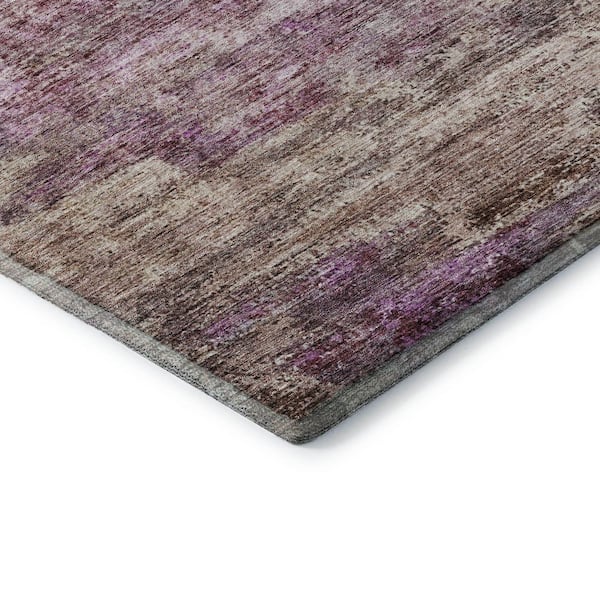 Mayfield Premium Machine Washable Abstract AMF1196 Blush 8 ft. x 10 ft. Area Rug