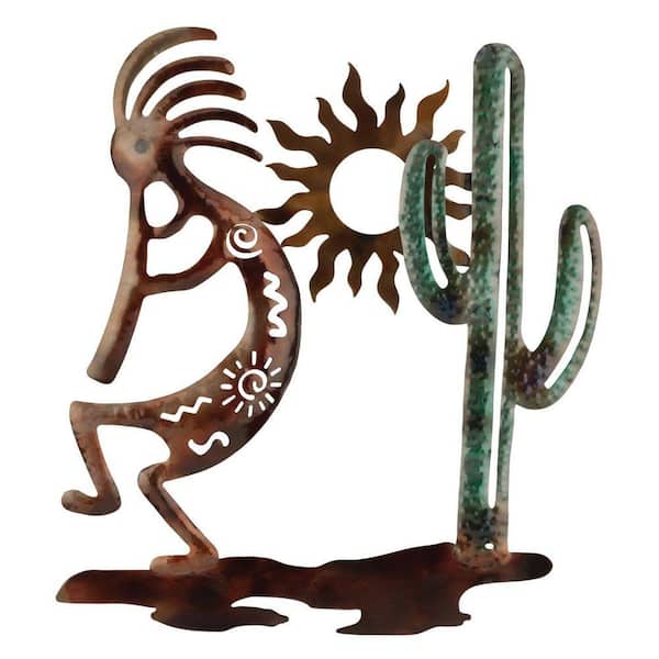 Metallic Kokopelli Wall Decor
