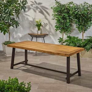 Modern Acacia Wood Dining Table