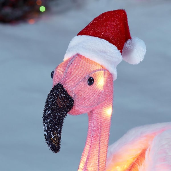 home depot christmas flamingo