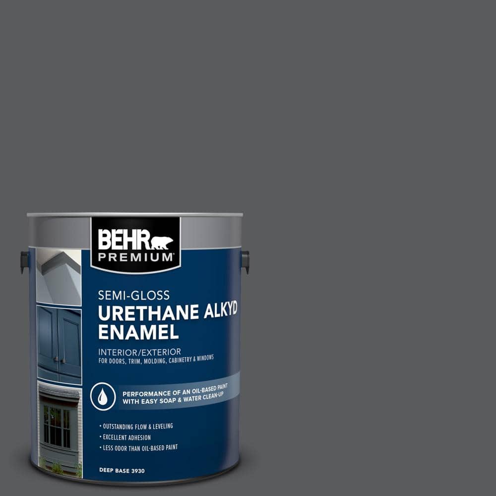 1 gal. #AE-53 Midnite Hour Urethane Alkyd Semi-Gloss Enamel Interior/Exteri