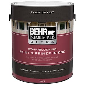1 gal. Deep Base Flat Exterior Paint and Primer in One