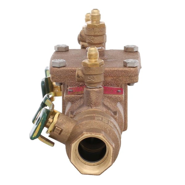 Watts 3/4 in. Bronze FPT x FPT Double Check Valve Assembly Backflow  Preventer 007M3QT - The Home Depot