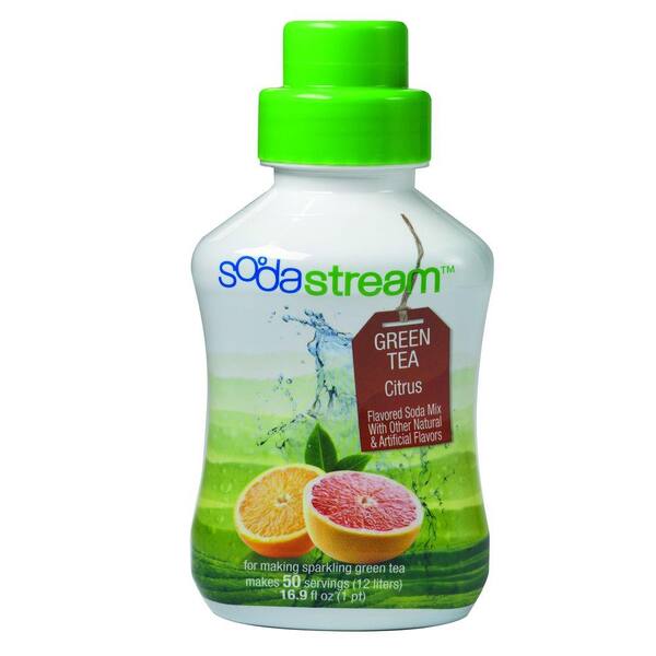 SodaStream 500ml Soda Mix - Green Tea-Citrus (Case of 4)-DISCONTINUED