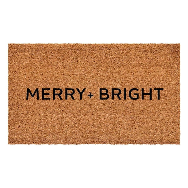 Ultra Modern Merry & Bright Doormat 17" x 29"